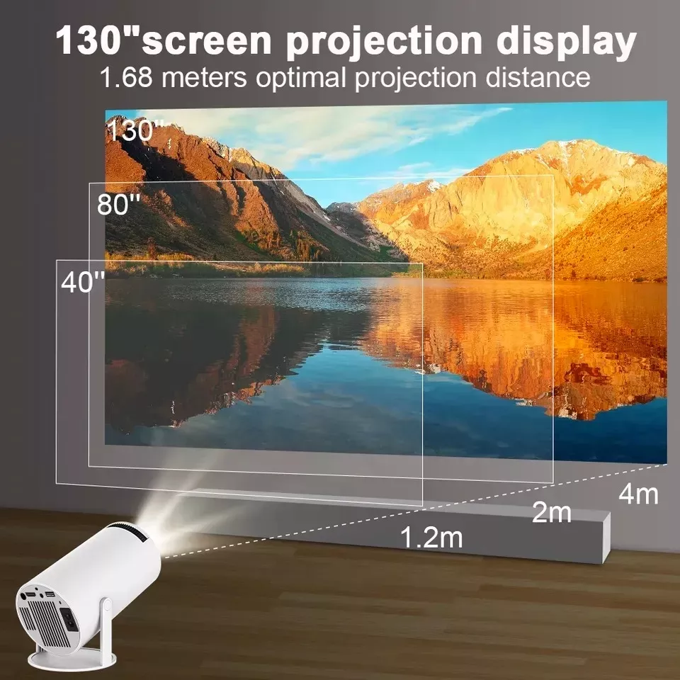 Mini Proyector Portátil HY300 Smart 4K