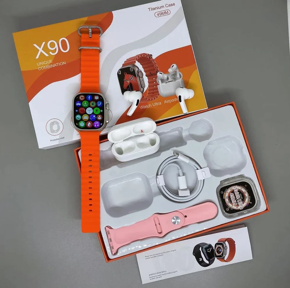 Combo Smartwatch X90 + AirPods Pro
